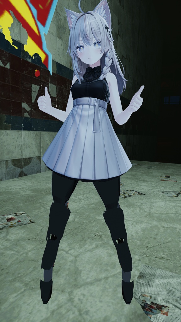 【VRChat】サイバー義足ver1.5【しなの専用】