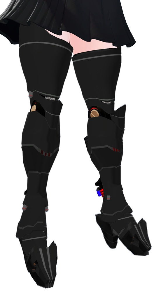 【VRChat】サイバー義足ver1.5【しなの用】