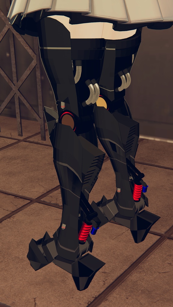 【VRChat】サイバー義足ver1.5【しなの専用】