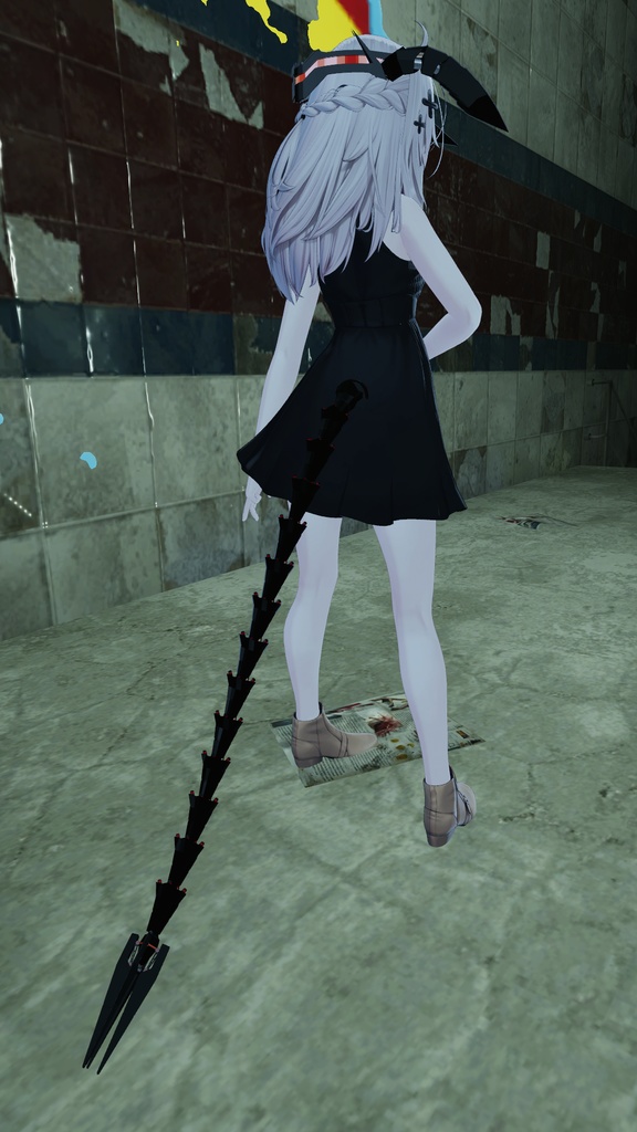 【VRChat】サイバー角&尻尾【7アバター対応】