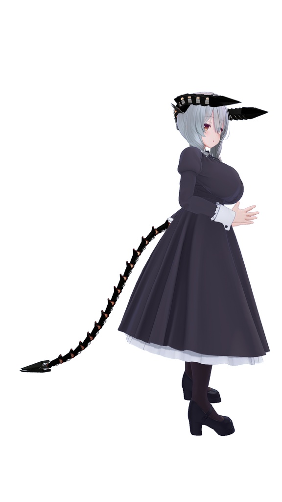 【VRChat】サイバー角&尻尾【7アバター対応】