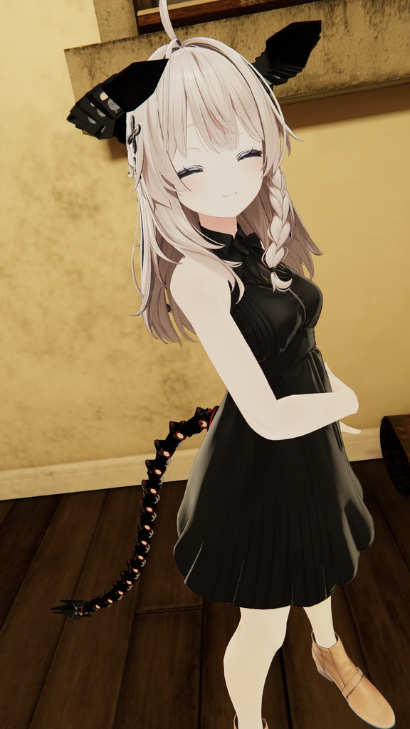 【VRChat】サイバー角&尻尾【7アバター対応】