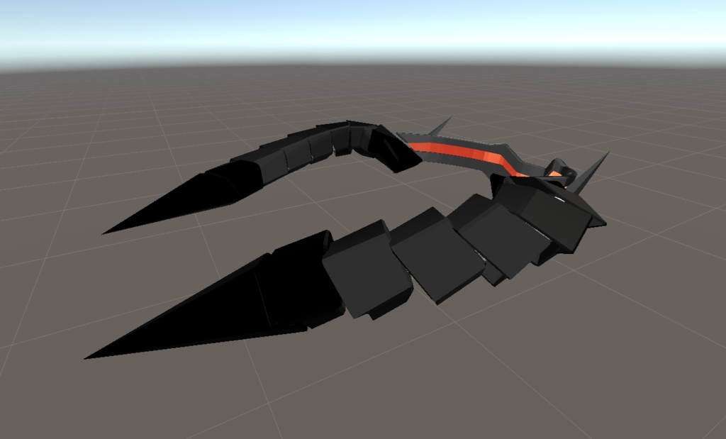 【VRChat】サイバー角&尻尾【7アバター対応】