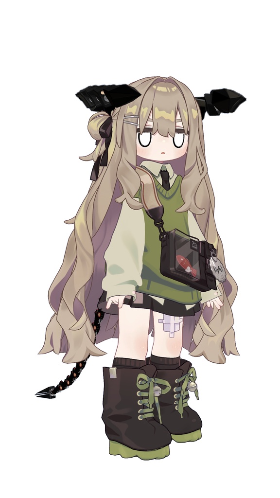 【VRChat】サイバー角&尻尾【7アバター対応】