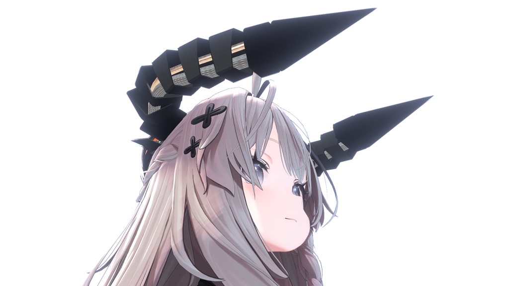 【VRChat】サイバー角&尻尾【7アバター対応】