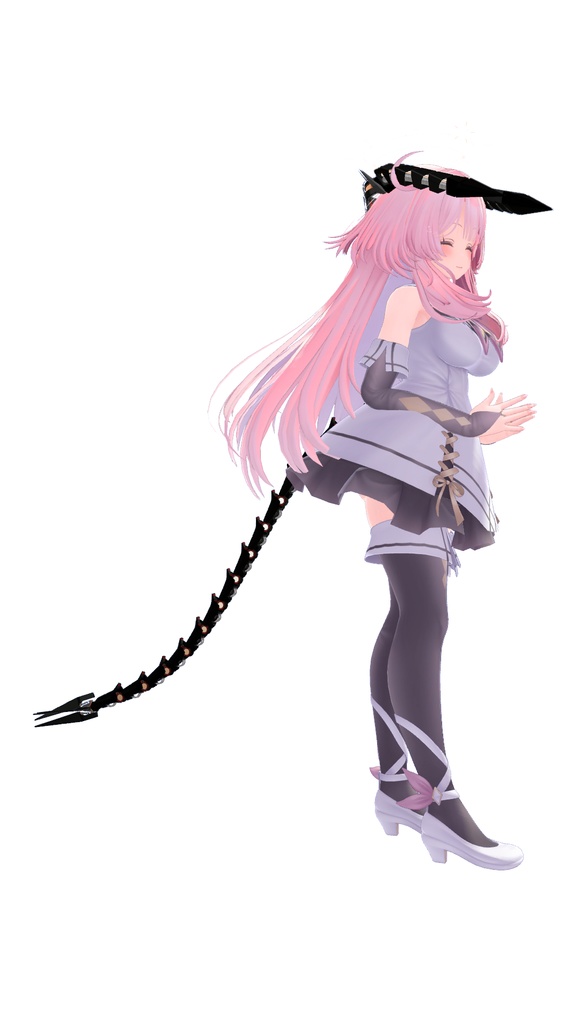 【VRChat】サイバー角&尻尾【7アバター対応】