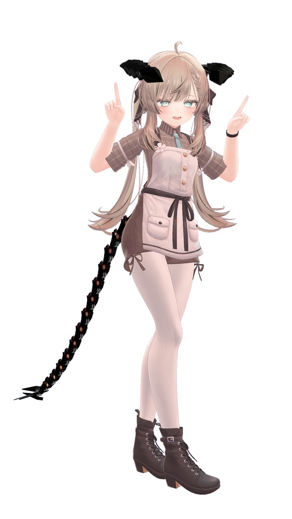 【VRChat】サイバー角&尻尾【7アバター対応】