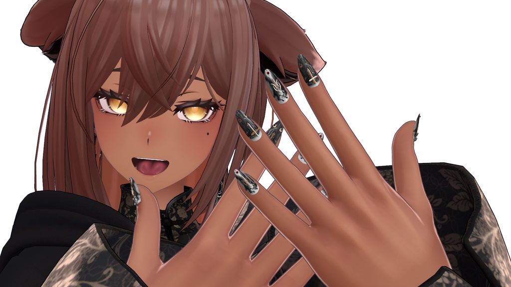 【VRChat】ネイルチップセット【7アバター対応】