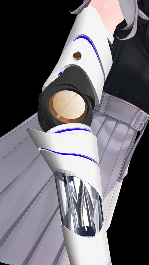 【VRChat】サイバー義手mk2【しなの専用】