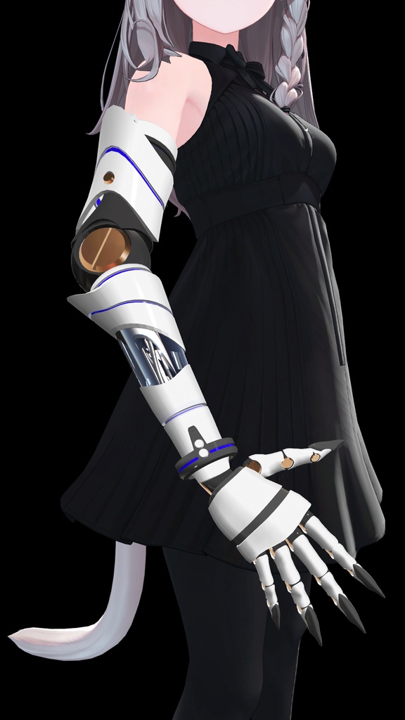 【VRChat】サイバー義手mk2【しなの専用】