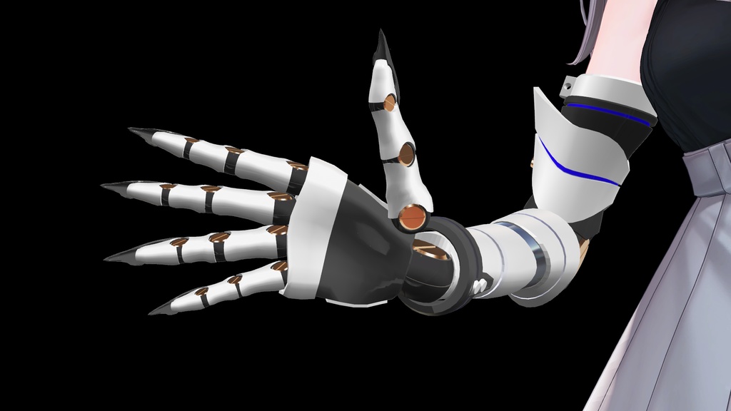 【VRChat】サイバー義手mk2【しなの専用】