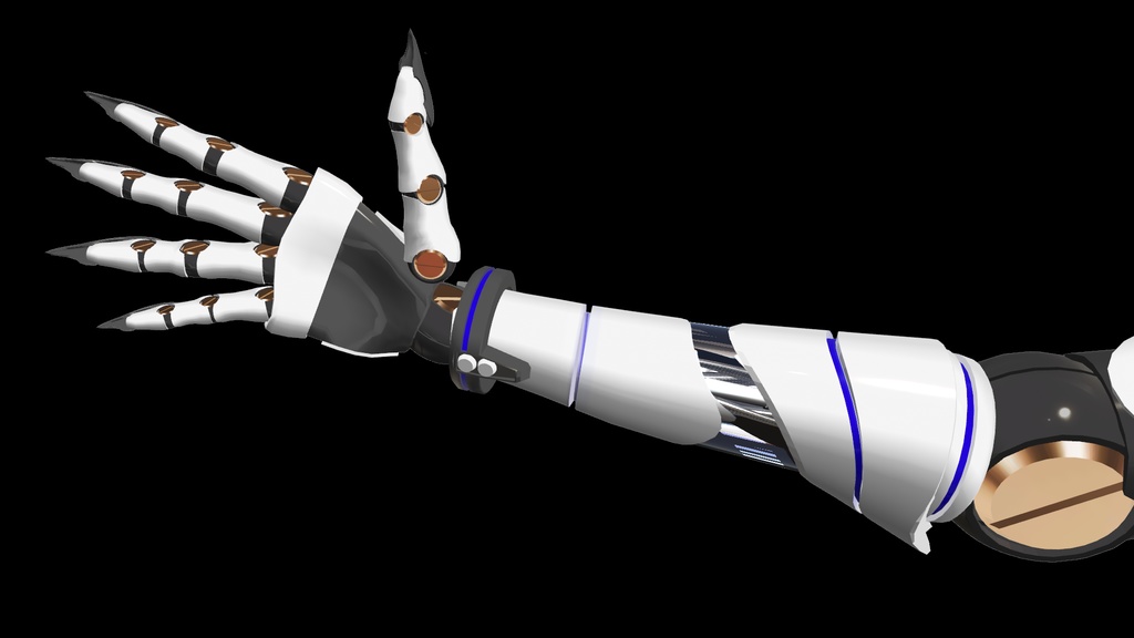 【VRChat】サイバー義手mk2【しなの専用】