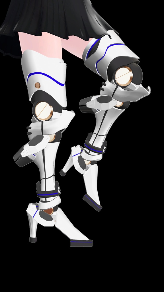 【VRChat】サイバー義足mk2【しなの用】