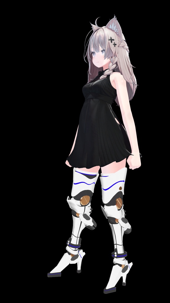 【VRChat】サイバー義足mk2【しなの用】