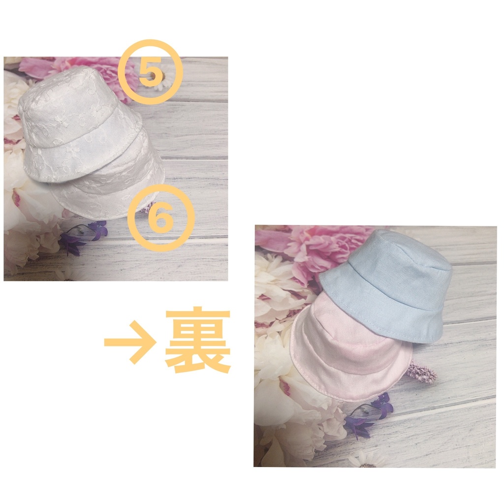 バケットハット リバーシブル