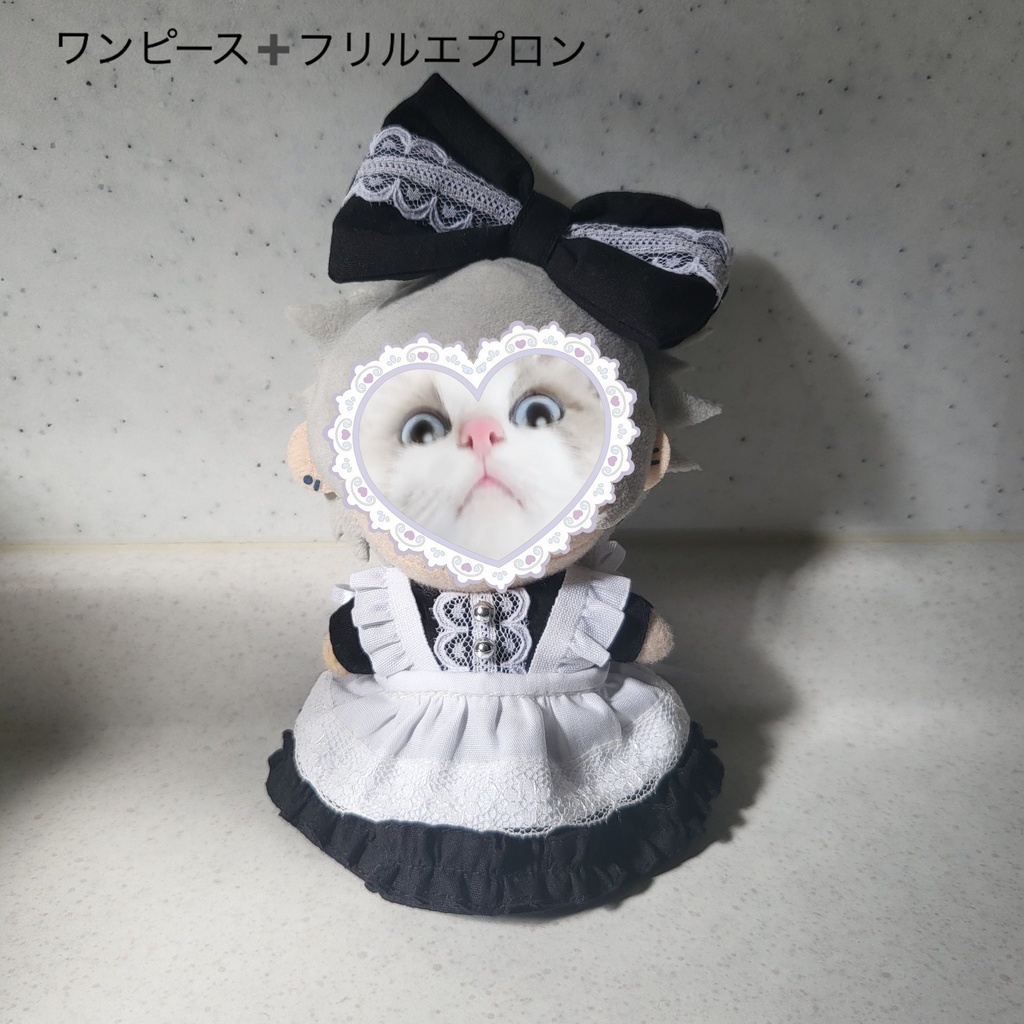 再頒布 予約 フリルエプロン付きメイド服