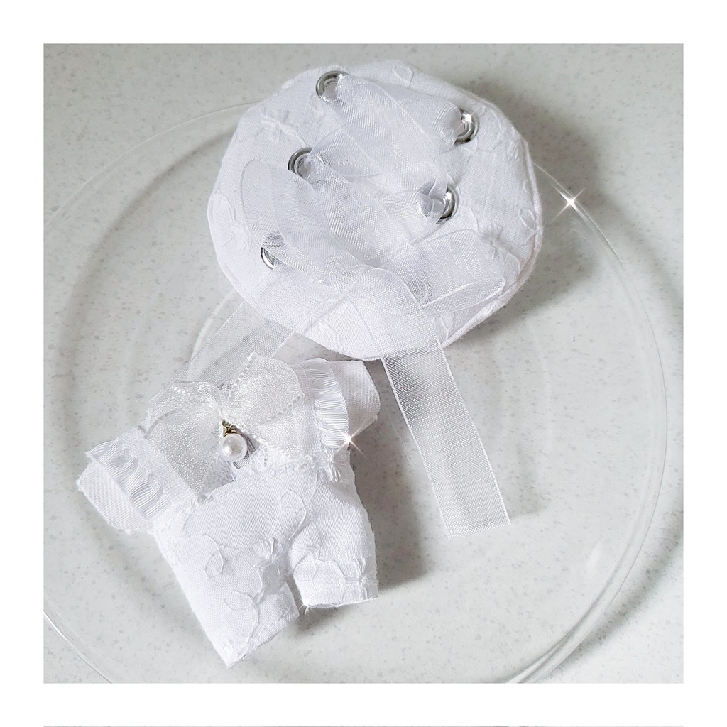 サイズ調整可 ホワイトコーデセット