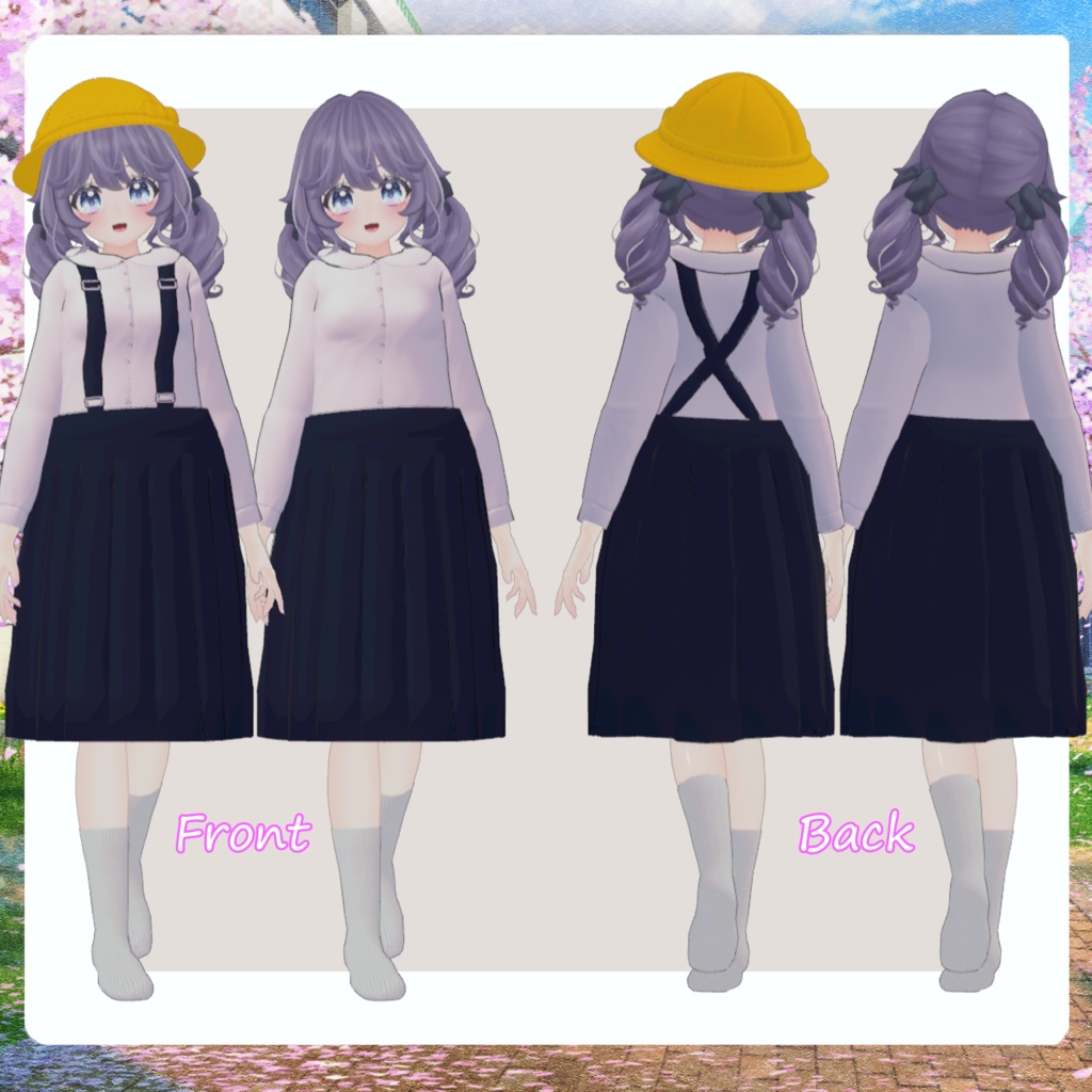 学生服 星恋ちゃん対応衣装【VRchat】【MA対応済】