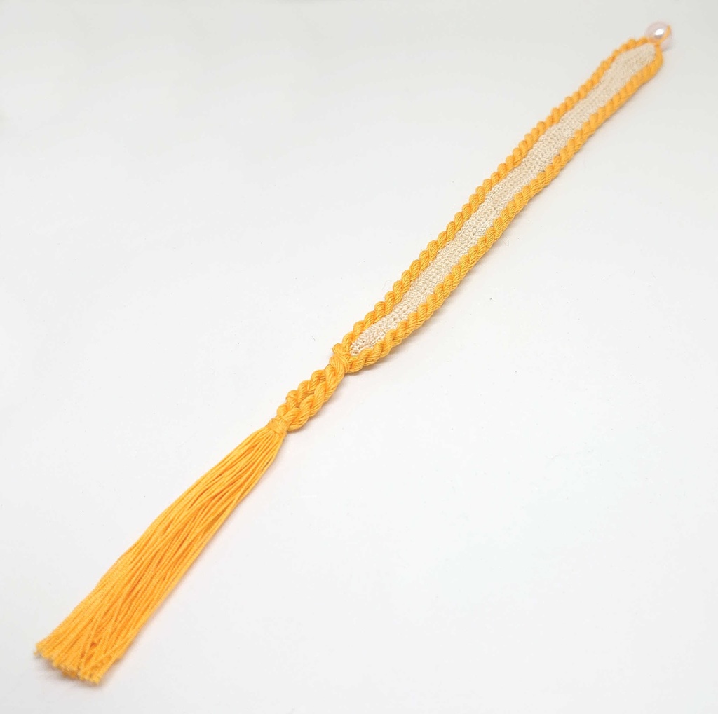 モルカーイメージのレースタッセルブレスレット