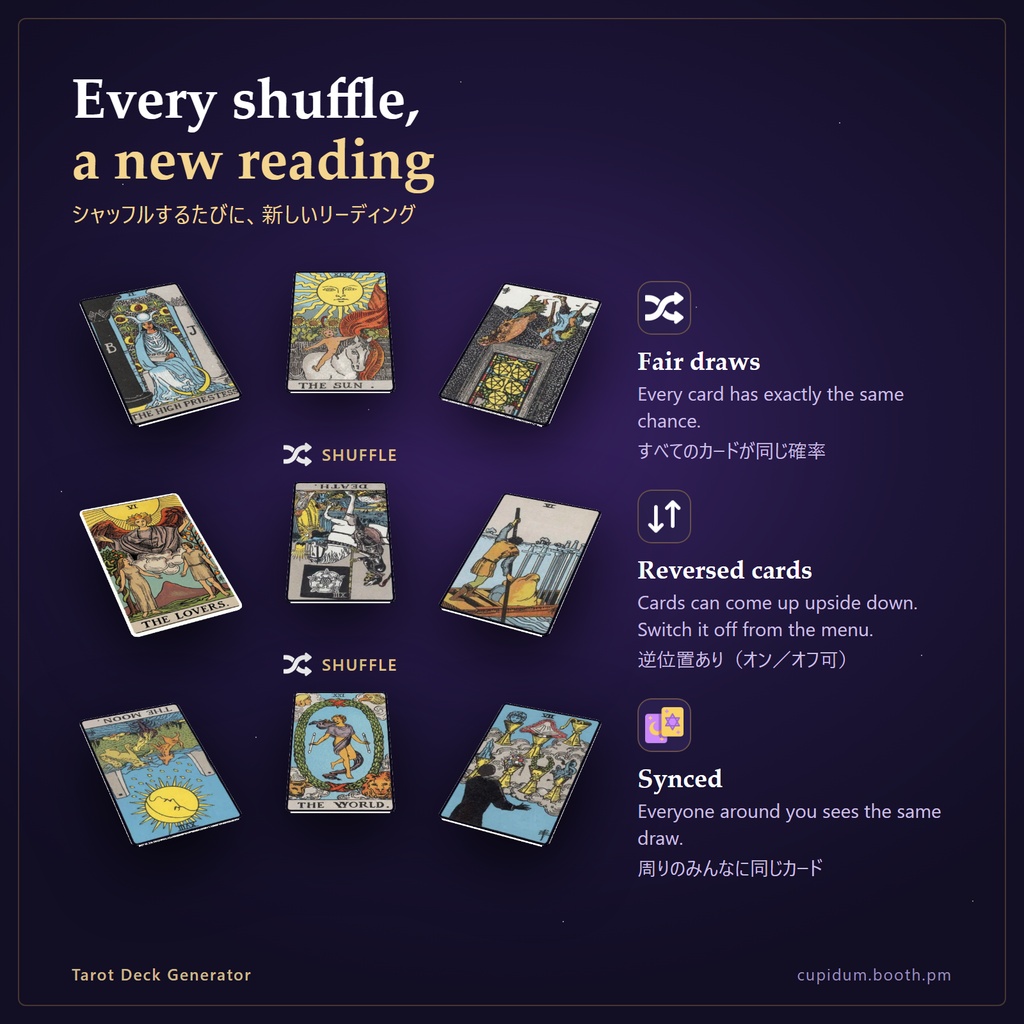 Tarot Deck Generator for Avatar