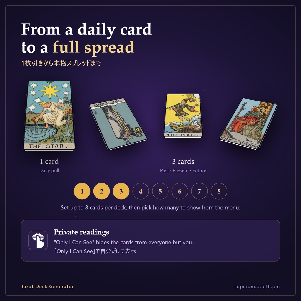 Tarot Deck Generator for Avatar