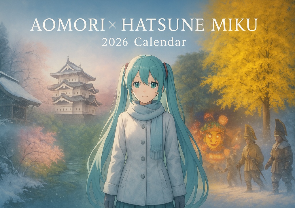 AOMORI x HATSUNE MIKU 2026 Calendar