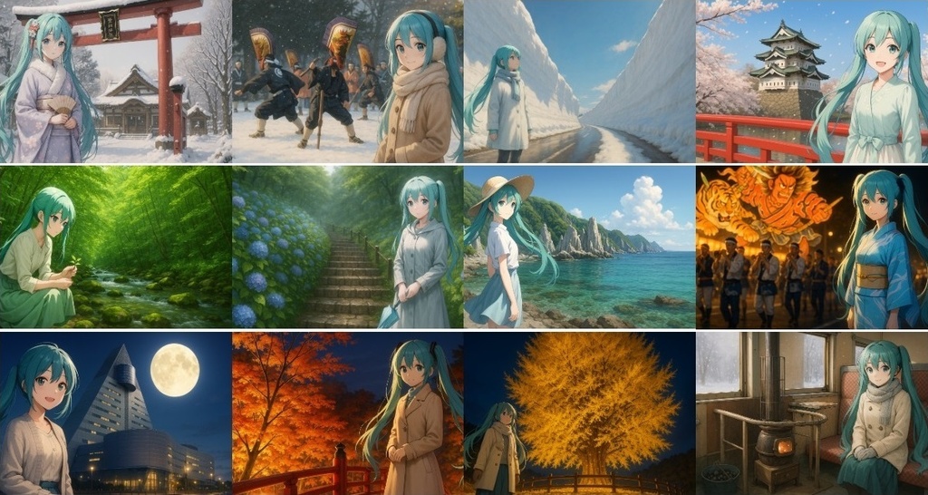 AOMORI x HATSUNE MIKU 2026 Calendar