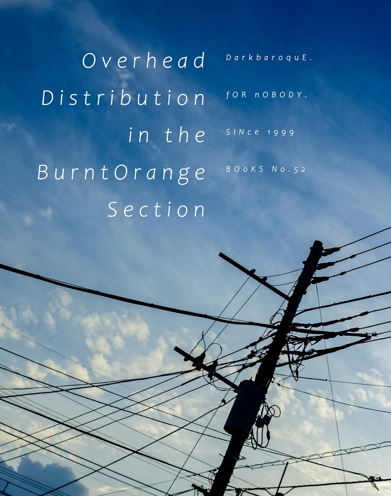 Overhead Distribution in the  BurntOrange Section