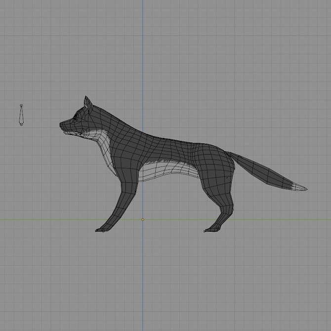 ローポリ動物素体 イヌ科 おまけつき