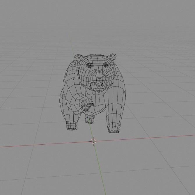 ローポリ動物素体 クマ科