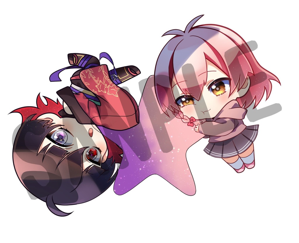 【ペア販売】さくら 抱きつきアクキー【春秋の庭】