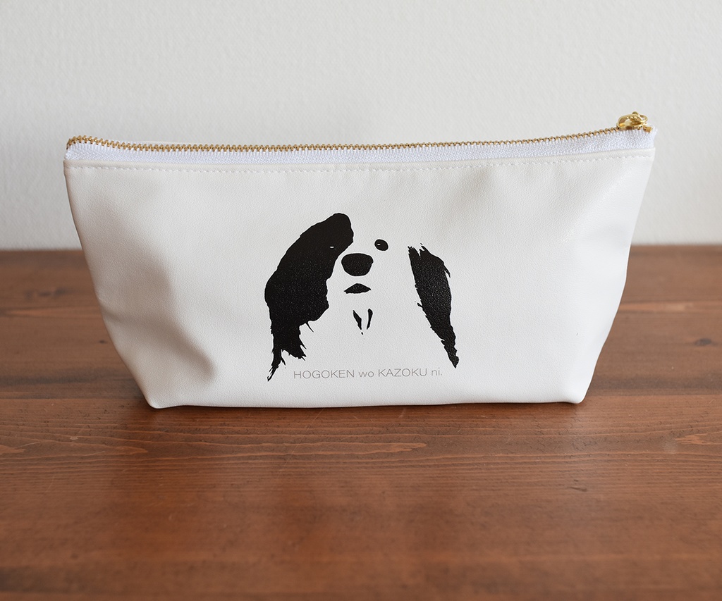 リアル凪柄レザーポーチ