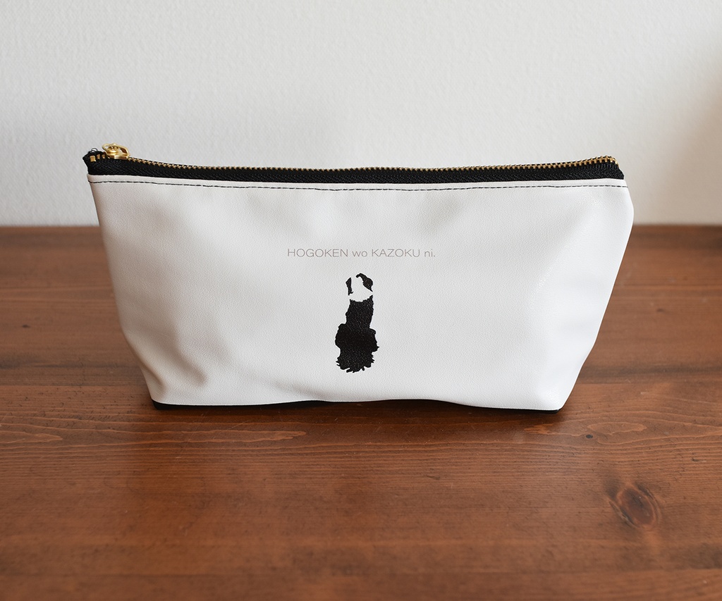 リアル凪柄レザーポーチ