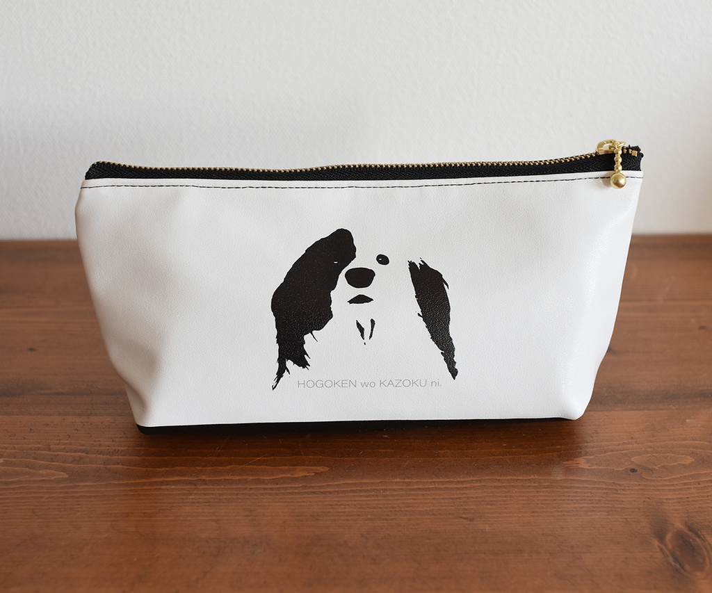 リアル凪柄レザーポーチ