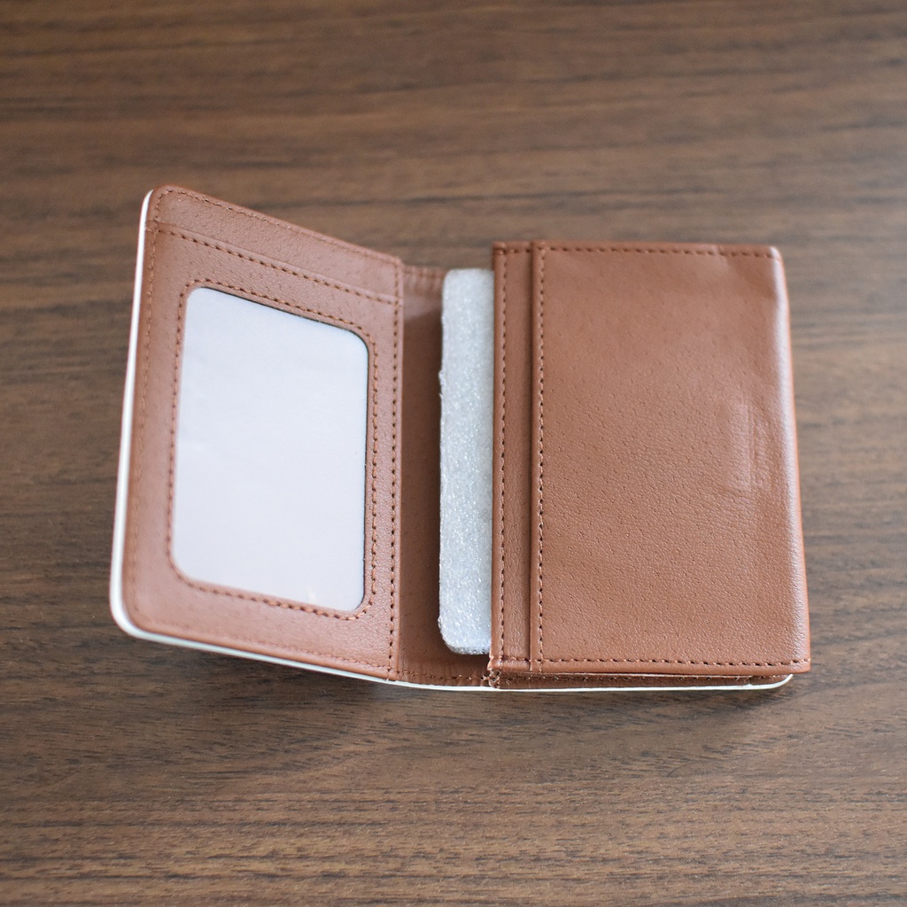 リアル凪柄FACEレザー名刺入れ