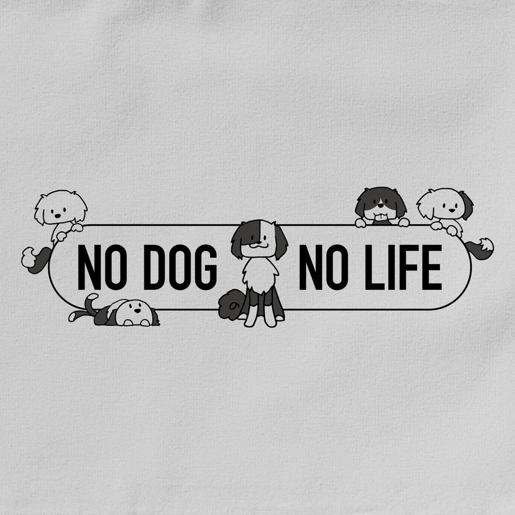 NO DOG NO LIFE サコッシュ(3カラー)