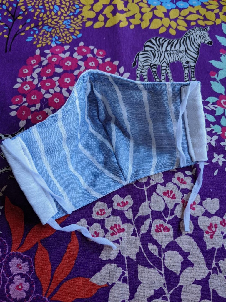 5 布マスク ハンドメイド ノーズワイヤー入り