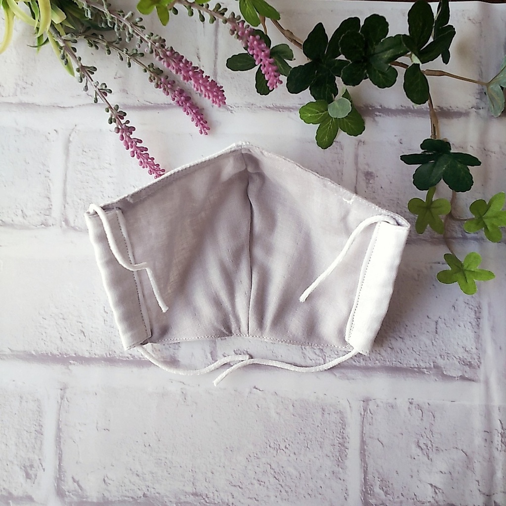 13  布マスク ハンドメイド ノーズワイヤー入り 2枚組