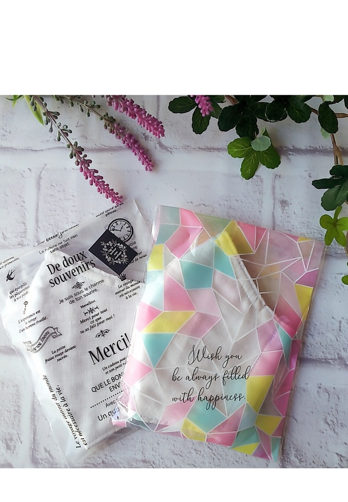 17  夏マスク 速乾 接触冷感 2枚組