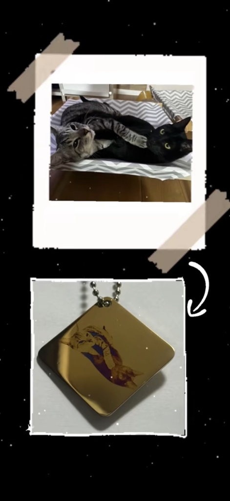 写真キーホルダー