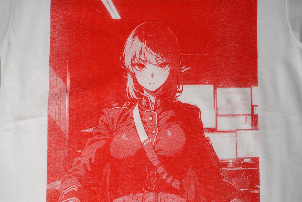 【無料サンプル】ナイチンゲール 手刷りTシャツ【Mサイズ】