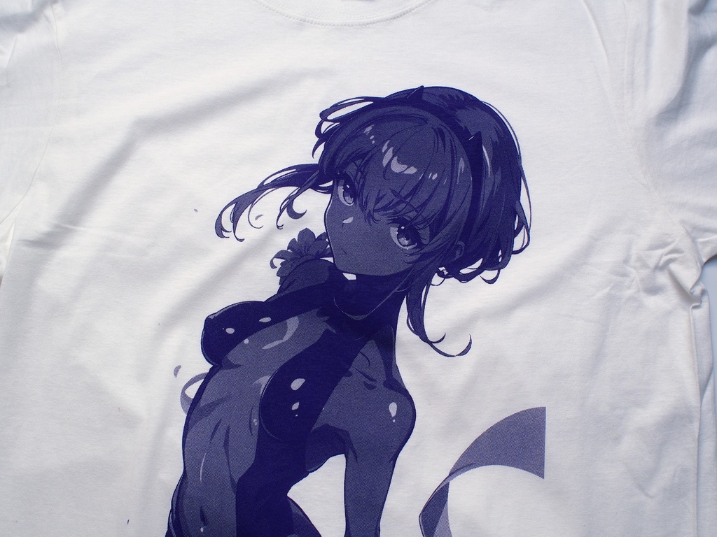 【無料サンプル】静謐のハサン 手刷りTシャツ【Lサイズ】