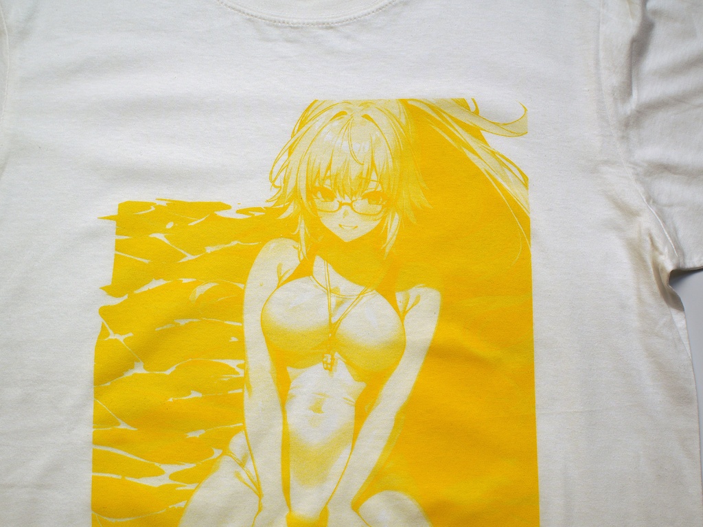 【無料サンプル】ジャンヌダルク 手刷りTシャツ【Lサイズ】