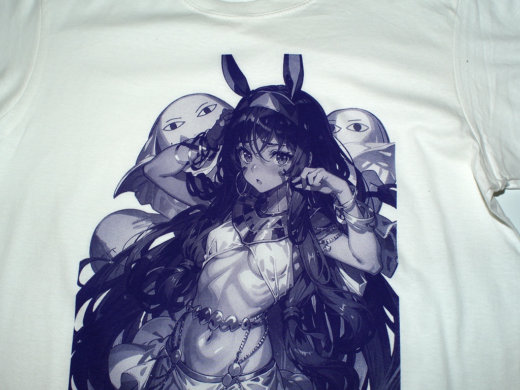 【無料サンプル】ニトクリス 手刷りTシャツ【Lサイズ】