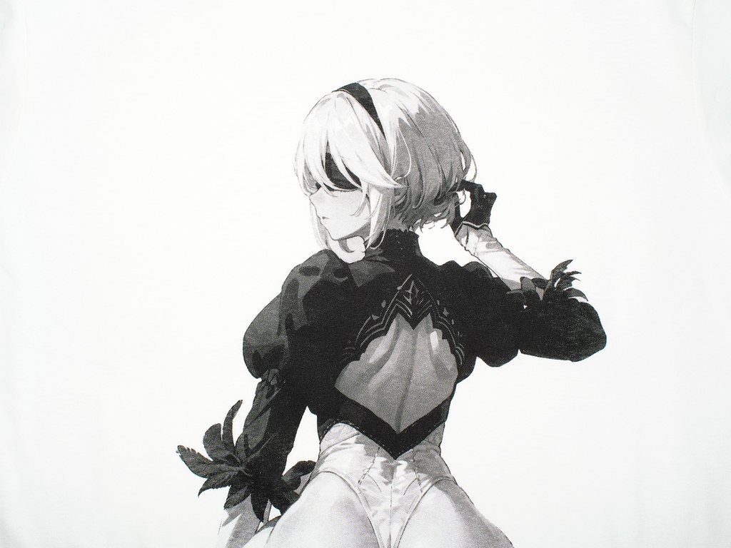 【無料サンプル】2B 手刷りTシャツ【XLサイズ】