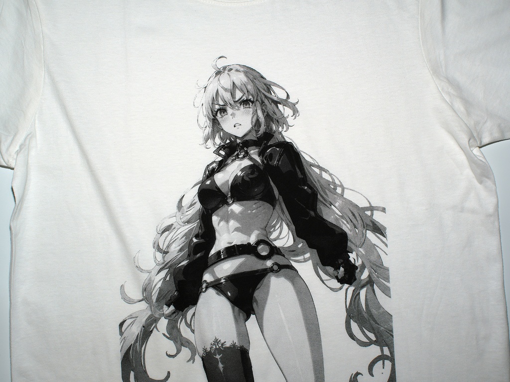 【無料サンプル】ジャンヌオルタ手刷りTシャツ【Lサイズ】