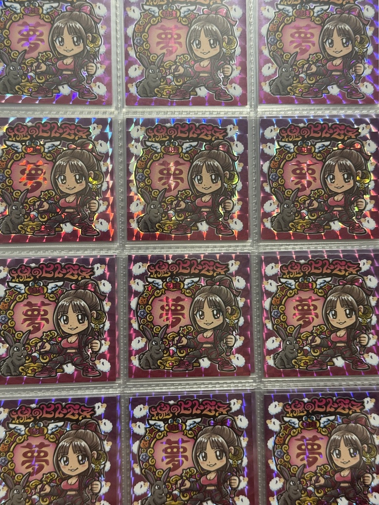 魂のヒトモ子「夢」12枚(ファイル1ページ分)セット