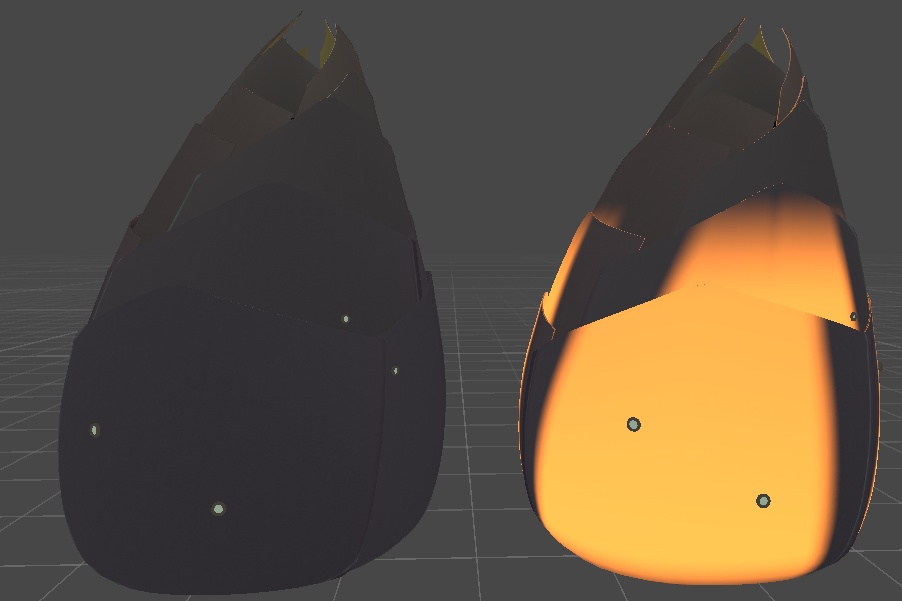 【無料/Free】超かぐや姫もと光る竹 \ タケノコ型の浮遊宇宙船 \ Suspended Bamboo Vessel 【非公式モデル】 