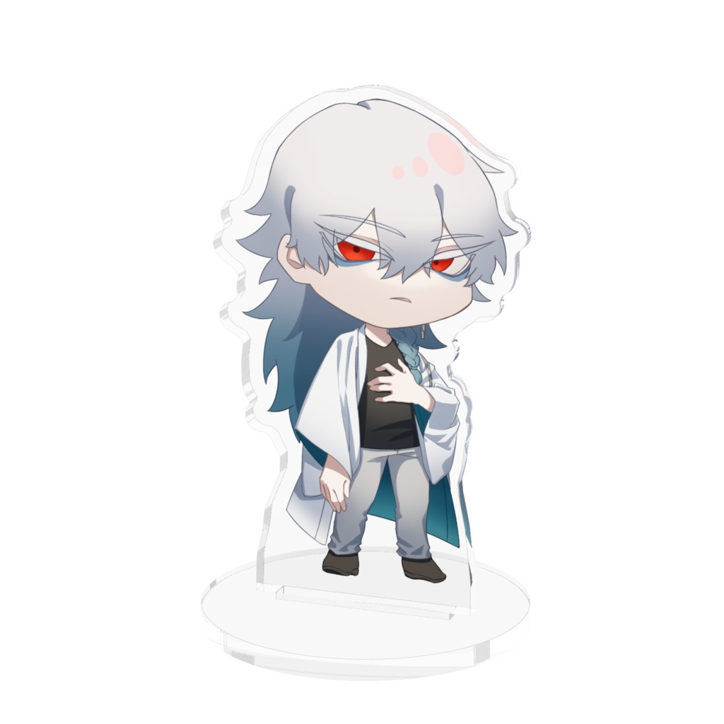 小さめアクスタ　白藍