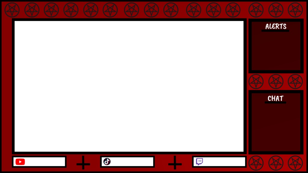 Satanic Stream Overlay